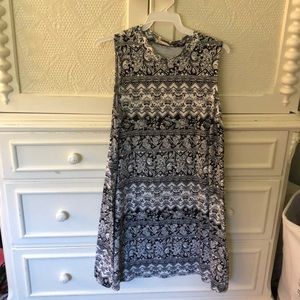 Patterned Shift Dress
